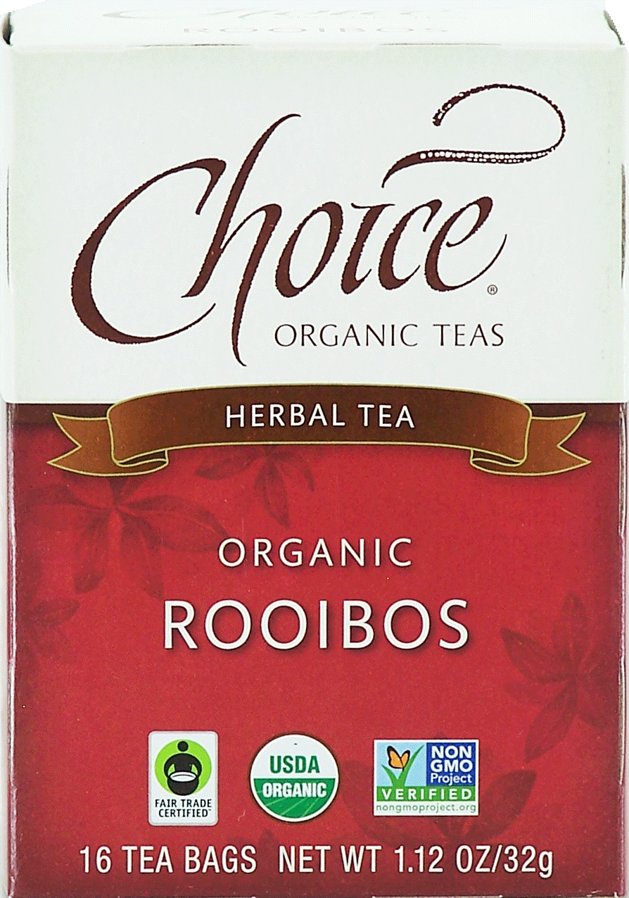 Choice organic rooibos herbal tea, 16-tea bags Full-Size Picture